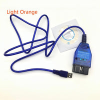 OBD 2 FT232RL Chip USB Cable KKL VAG-COM 409.1 OBD2 OBDII Diagnostic Scanner For VW Audi Seat Skoda