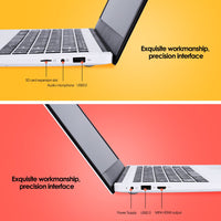 A10 ultra-thin laptop Notebook 15.6 inch Intel Z8350 Quad Core 4G 64G student business office Portable computer