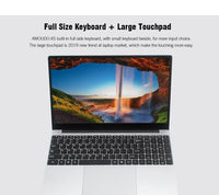 15.6 inch i7 Gaming Laptops With 8G RAM 1TB 512G 256G 128G SSD Ultrabook Win10 Notebook Computer