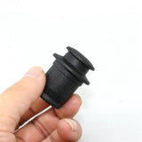 Universal 12V Car Auto Waterproof Cigarette Lighter Plug Socket Cover Black Plastic Fit for 21mm Diameter For US Japanese Cars