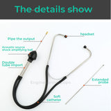 Car Stethoscope Auto Mechanics Engine Cylinder Stethoscope Hearing Tool Car Engine Tester Diagnostic Tool