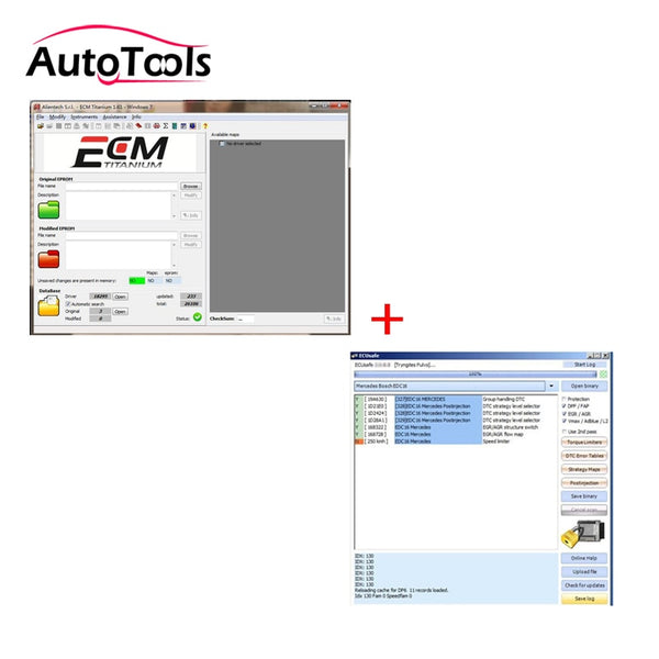 Newest ECM TITANIUM with 18295 Driver +ECUSafe 2.0 ECU programmer for kess v2/ktag car diagnostic-tool software