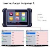 AUTEL MaxiSys MS906BT OBD2 Scanner Car Diagnostic Auto Tool Key Programmer Support Remote Control Tech Scanner Automotivo