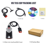 2019 VD TCS CDP PRO Plus 2016.R0/15.3 Free keygen Bluetooth vd ds150e cdp for Delphis autocoms cars trucks OBD2 Diagnostic Tool