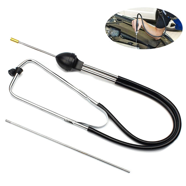 Mechanics Cylinder Stethoscope Car Engine Block Diagnostic Automotive Hearing Tools Anti-shocked Durable Chromed-steel