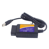 ELM 327 V1.5 OBD 2 ELM327 USB Interface CAN-BUS Scanner Diagnostic Tool Cable Code Support OBD-II Protocols