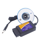 ELM 327 V1.5 OBD 2 ELM327 USB Interface CAN-BUS Scanner Diagnostic Tool Cable Code Support OBD-II Protocols