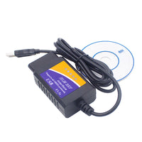 ELM 327 V1.5 OBD 2 ELM327 USB Interface CAN-BUS Scanner Diagnostic Tool Cable Code Support OBD-II Protocols