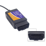 ELM 327 V1.5 OBD 2 ELM327 USB Interface CAN-BUS Scanner Diagnostic Tool Cable Code Support OBD-II Protocols