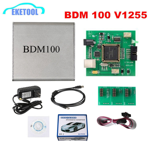 BDM100 V1255 Professional ECU Flasher Chip Tuning Programmer Interface BDM 100 ECU Flasher Code Reader OBDII Diagnostic Tool