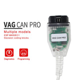 OBD2 Scanner Car Connector V5.5.1 OBD Vag Com VAG/ PRO CAN with Dongle BUS+UDS+K-Line S.W Diagnostic Tool Car Diagnostic