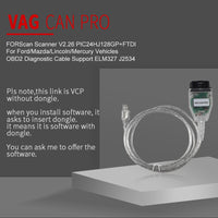 OBD2 Scanner Car Connector V5.5.1 OBD Vag Com VAG/ PRO CAN with Dongle BUS+UDS+K-Line S.W Diagnostic Tool Car Diagnostic