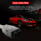 OBD2 Scanner Car Connector V5.5.1 OBD Vag Com VAG/ PRO CAN with Dongle BUS+UDS+K-Line S.W Diagnostic Tool Car Diagnostic