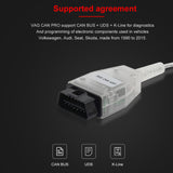 OBD2 Scanner Car Connector V5.5.1 OBD Vag Com VAG/ PRO CAN with Dongle BUS+UDS+K-Line S.W Diagnostic Tool Car Diagnostic