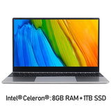 15.6 inch i7 Gaming Laptops With 8G RAM 1TB 512G 256G 128G SSD Ultrabook Win10 Notebook Computer