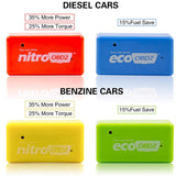 Obd2 Drive Nitro EC0 OBD2 Chip Tuning Box Plug Driver For Cars 15% Fuel Save More Power Launch Diagnostic Tool