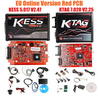 2020 Online Red V2.53 KESS V5.017 V2 KTAG V7.020 V2.25 4LED No Token OBD2 Manager K-TAG 7.020 KESS V2 ECU Upgrade Programmer