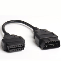 OBD2 Extension Cable Car for Launch IDIAG/Easydiag/Pro/Pro3/V/GOLO/Mdiag/ELM327 extend obd ii connector OBD adapter 14CM