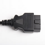 OBD2 Extension Cable Car for Launch IDIAG/Easydiag/Pro/Pro3/V/GOLO/Mdiag/ELM327 extend obd ii connector OBD adapter 14CM