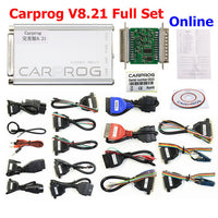 Online Carprog V8.21+Keygen Full Adapter Car Prog V10.93/V10.05/8.21 For Airbag/Radio/Dash/IMMO/ECU Programmer Auto Repair Tool