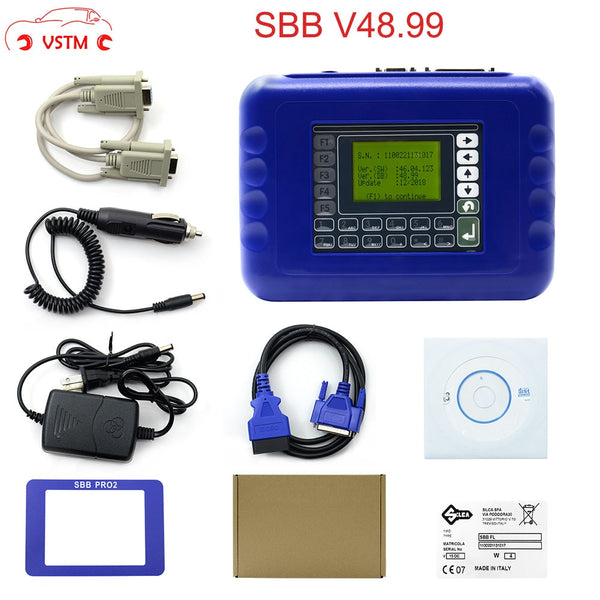 Newest Version SBB PRO2 V48.88 V48.99 with sbb V46.02 Mini Zedbull Auto Key Programmer cover most of cars V48.99