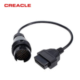 Best quality for Mercedes for Benz 38pin to 16pin cable OBD2 38 pin to 16 pin cable for Benz Female Adapter