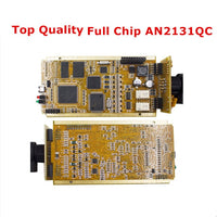 For Renault Can Clip V190 Full Chip With CYPRESS AN2135SC/2136SC Chip Gold PCB Board V178 Can Clip Car Diagnostic Tool