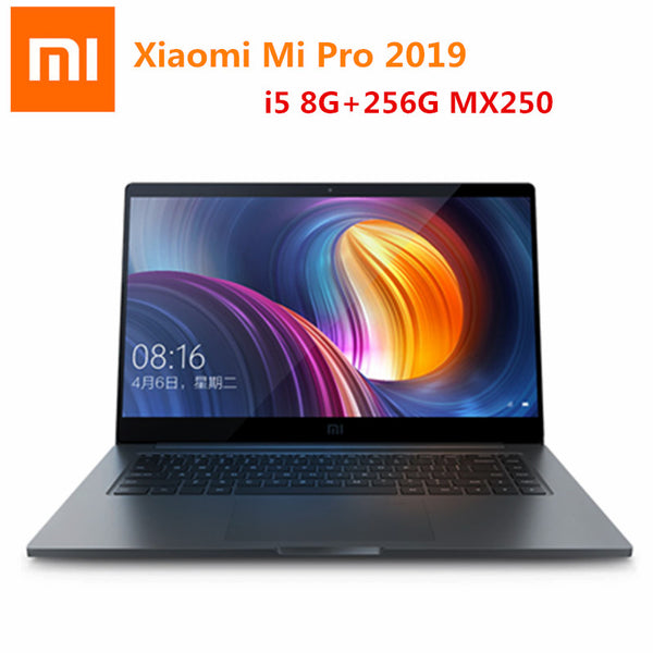 Xiaomi Mi Pro 2019 Laptop 15.6 inch Windows 10 CN Language Home Edition i5 - 8250U 8GB RAM 256GB SSD Fingerprint Sensor Laptop