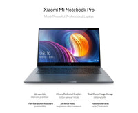 Xiaomi Mi Pro 2019 Laptop 15.6 inch Windows 10 CN Language Home Edition i5 - 8250U 8GB RAM 256GB SSD Fingerprint Sensor Laptop