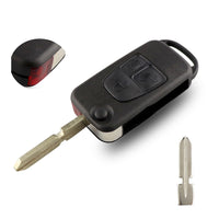 YIQIXIN 3 Buttons Flip Folding Key Shell For Mercedes Benz ML C CL S SL SEL Remote Car Key Case For Benz