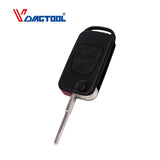 VDIAGTOOL Flip 3 Buttons Remote Car Key Shell For Mercedes Benz ML C CL S SL SEL Folding Key Fob Case No Blade