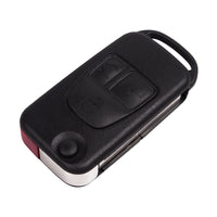 VDIAGTOOL Flip 3 Buttons Remote Car Key Shell For Mercedes Benz ML C CL S SL SEL Folding Key Fob Case No Blade