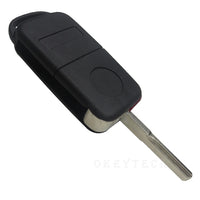 OkeyTech Key Shell For Mercedes Benz ML C CL S SL SEL Uncut Blank Blade Auto Car Key Cover Case Fob 3 Button Flip Fold for Benz