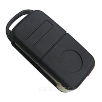 OkeyTech Key Shell For Mercedes Benz ML C CL S SL SEL Uncut Blank Blade Auto Car Key Cover Case Fob 3 Button Flip Fold for Benz