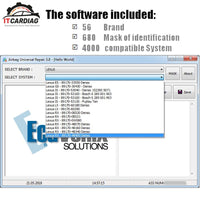 Airbag Reset Tool Airbag Universal Repair V3.8  ECU Programmer of Airbag Obd2 Car Diagnostic Software Over 4000 Compatibility
