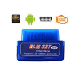 1PC Diagnostic-tool 2.1V ELM327 Bluetooth diagnostique auto Car Diagnostic Scanner Support ISO 9141,KWP2000,SAE J1850,CAN Bus