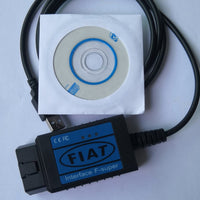 Online OBDII OBD2 EOBD USB Diagnostic Scanner Tool Cable for Fiat Alfa Romeo Lancia