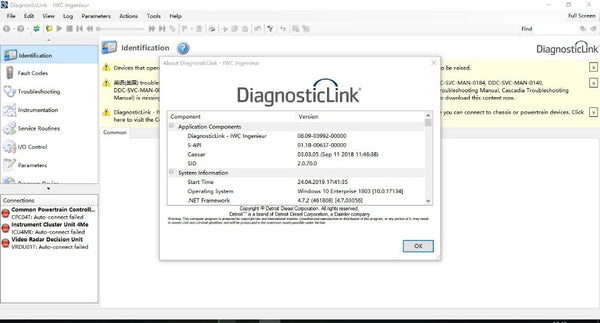 Detroit Diesel Diagnostic Link DDDL 8.11 - Engineering level 3