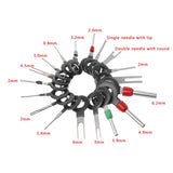 18pcs Auto Car Plug Circuit Board Wire Harness Connector Crimp Pin Terminal Remove Tool Auto Terminals assemble & disassemble