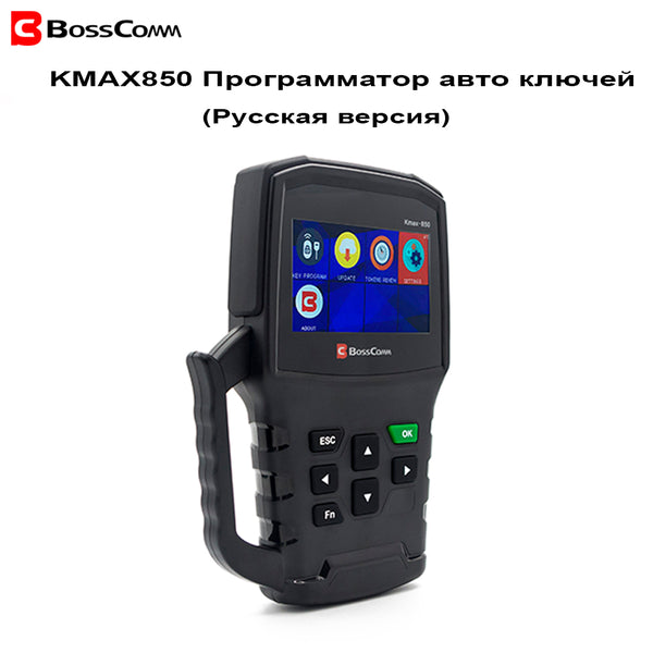 BOSSCOMM KMAX-850 2019 auto car key programmer automotivo OBD2 Russian-language version car program keys tool