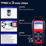 Autel MaxiTPMS TS508 + 433mhz XM sensor OBD2 TPMS programmer Car Diagnostic Tool Scaner Scania tire pressure monitoring TS508K