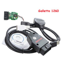 Hot Galletto 1260 ECU Chip Tuning Auto OBD2 Diagnostic Scanner Flasher OBDII EOBD2 ECU Remap Programmer