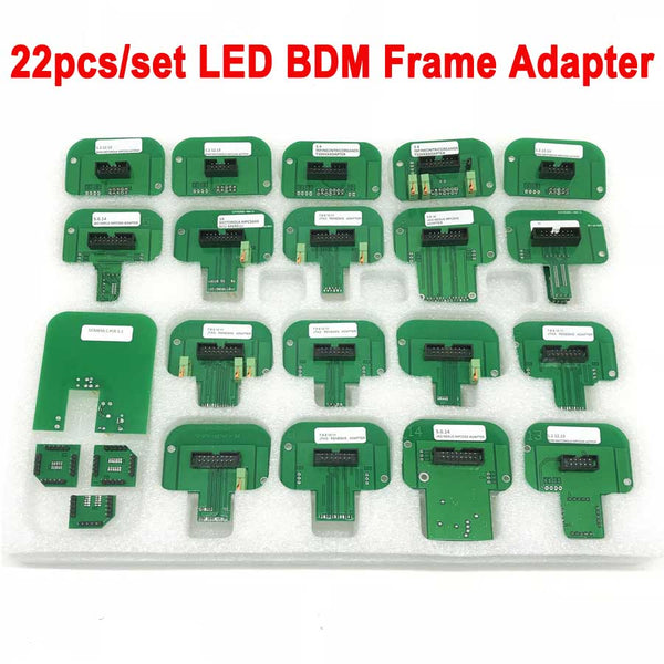 High Quality 22pcs BDM Probe Adapters ECU RAMP For KESS KTAG BDM100 / CMD100 / FGTECH V54 Led BDM Frame Full Set ECU Programmer