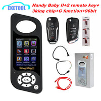 JMD Handy Baby II 2 Key Programmer New Generation Hand-held Car Key Copy Auto Key Tool 4D/46/48 Chips English/Spanish Language